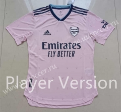 Player version  2022-23 Arsenal 2nd Away Pink  Thailand Soccer Jersey AAA-807