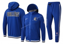 2021-2022Dallas Mavericks Cai Blue Thailand Soccer Jacket Uniform With Hat-815
