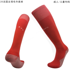2020 France Home Red Youth/Kids Thailand Soccer Socks