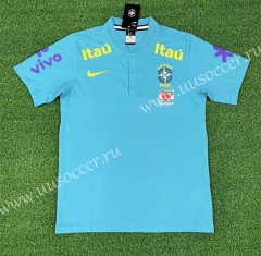 2022-23  Brazil Blue Thailand Soccer Jersey AAA-403