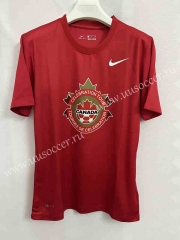 2022-23 Canada  Red  Thailand Soccer Jersey-9171