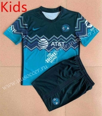 Concept version 2022-23 Club America Blue kids  Soccer Uniform-AY