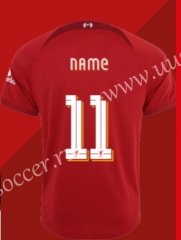 new season font Player Version 2022-23 Liverpool Home Red Thailand Soccer Jersey AAA