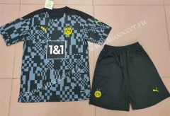 2022-23  Borussia Dortumund Away  Black  Soccer Uniform-718