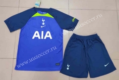 2022-23 Tottenham Hotspur Away Blue Soccer Uniform-718
