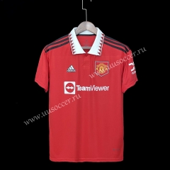 （s-5xl）2022-23 Manchester United Home Red Thailand Soccer Jersey AAA