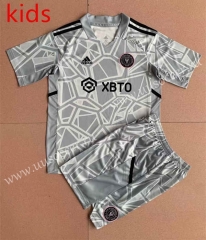 2022-23  Inter Miami CF Goalkeeper Gray kids Soccer Uniform-AY