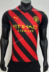 Player version special edition 2022-23  Manchester City Red&Black Thailand Soccer Jersey AAA