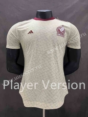Player Version 2022-23 Mexico White Thailand Soccer Jersey AAA-GB