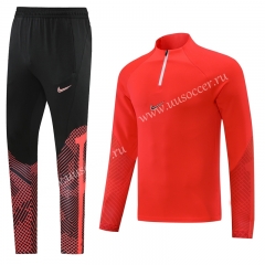 2022-23 Nike Fluorescent Red Training  Tracksuit Uniform-LH