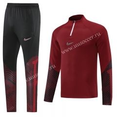 2022-23 Nike Maroon Training  Tracksuit Uniform-LH