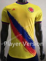 Player Version 2022-23 special edition  Colombia Yellow  Thailand Soccer Jersey-518