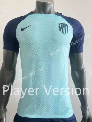 Player version 22-23 Atletico Madrid Light  Blue Thailand Soccer Training Jersey-518