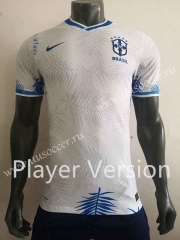 Player Version 22-23 special edition  Brazil White Thailand Soccer Jersey AAA-518