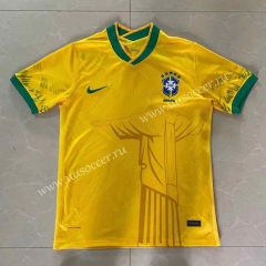Special edition 2022-23  Brazil  Yellow Thailand Soccer Jersey AAA-DD3