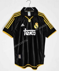 1998-2000 Retro Version   Real Madrid Away Black Thailand Soccer Jersey AAA-c1046