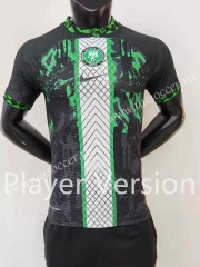 Player verison 2022-23 joint name Nigeria  Black&White  Soccer Thailand jersey-9926