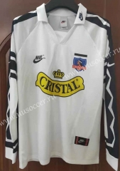 1995 CD Colo-Colo Home White  Thailand LS Soccer jersey-7T