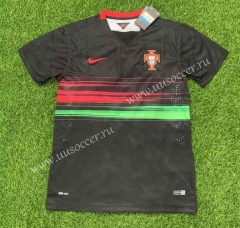 2015-16 Retro Version Portugal Away White  Thailand Soccer Jersey AAA-305