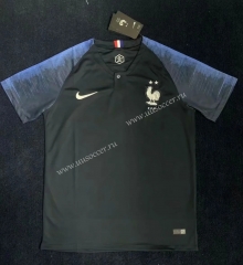 2018 Retro Version France Home Blue Thailand Soccer Jersey AAA