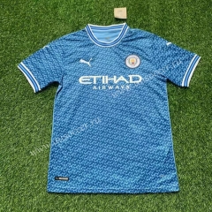 2022-23 Classic Edition   Manchester City Blue Thailand Soccer Jersey AAA-305