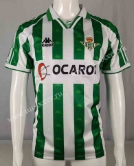 95-96 Real Betis Home White&Green Thailand Soccer Jersey AAA-503