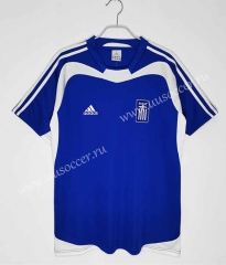 2004 Greece Away Royal  Blue Thailand Soccer Jersey AAA-c1046