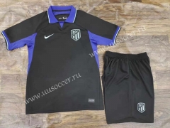 2022-23  Atlético Madrid Away Black Soccer Uniform-709