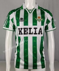 96-97 Real Betis Home White&Green Thailand Soccer Jersey AAA-503