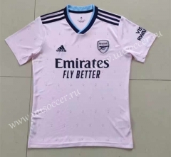 (s-4xl)correct version 2022-23  Arsenal Away  Pink  Thailand Soccer Jersey AAA-510