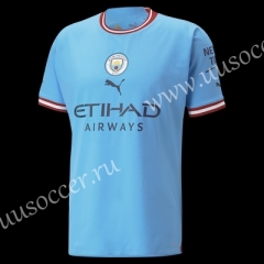 Special edition 2022-23  Manchester City Blue  Thailand Soccer Jersey AAA