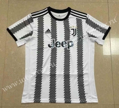 （s-3xl）Correct version 2022-23  Juventus Home Black&White  Thailand Soccer Jersey AAA-809