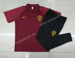 2022-23 Portugal Red wine  Thailand Polo Uniform-815
