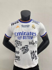 Player verison 2022-23 Special edition Real Madrid White Thailand Soccer Jersey AAA