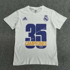 2022-23  Real Madrid White Thailand Soccer Jersey AAA