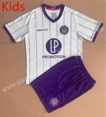 2022-23 Toulouse FC Home White kids  Soccer Uniform-AY