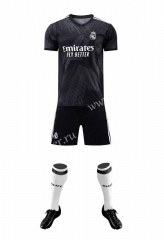 2022-23 joint name  Real Madrid Black  Soccer Blank Uniform-9031