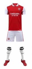 2022-23 Arsenal  Home Red Soccer Blank Uniform-9031