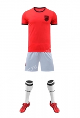2022-23  England Away Orange Soccer Blank Uniform-9031
