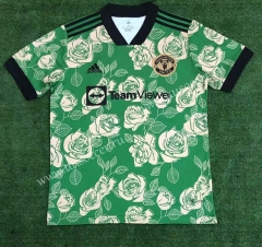 2022-23 Manchester United Green Thailand Soccer Training Jersey-416