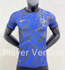 Player Version2022-23 Special edition France Blue&Black Thailand Soccer Jersey AAA-2016