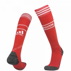 2022-23 Bayern München Home Red Youth/Kids Soccer Socks