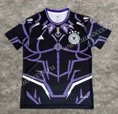 2022-23  Germany Black&Purple  Thailand Soccer Jersey-3066
