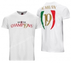 Champion Edition 2022-23 AC Milan White Thailand Soccer T-shirt-CS