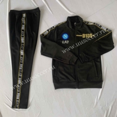 （s-3xl）2022-23 Napoli Black Thailand Soccer Jacket Uniform-GDP