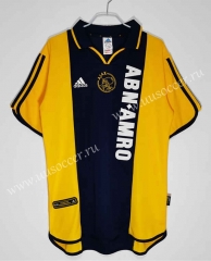 2000-01 Retro Version Ajax Away Black&Yellow Thailand Soccer Jersey AAA-c1046