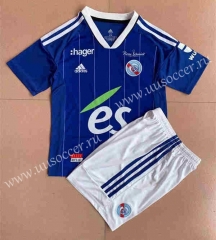 2022-23 RC Strasbourg Alsace Home Blue  Thailand Soccer Uniform-AY