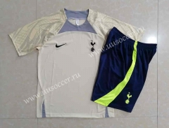 2022-23 Tottenham Hotspur apricot  Thailand Short-sleeved Tracksuit Uniform-815