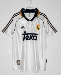 1998-2000 Retro Version   Real Madrid Home White Thailand Soccer Jersey AAA-c1046