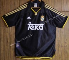 1998-2000 Retro Version   Real Madrid Away Black Thailand Soccer Jersey AAA-SL